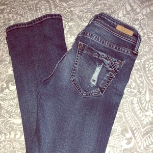 Buckle black jeans